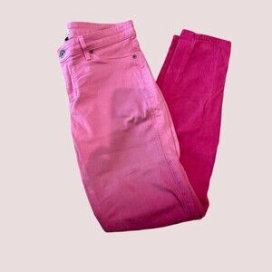 Rich & Skinny Pink Ombré Skinny Jeans SZ 30